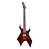 BC Rich Warlock Extreme Exotic With Floyd Rose Black Cherry Burst