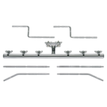 Meinl PMC-6 Mounting Bar 6pcs Chrome Plated Steel