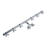 Meinl PMC-6 Mounting Bar 6pcs Chrome Plated Steel