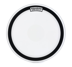 Aquarian SKIII Super Kick III Texture Coated Power Dot White