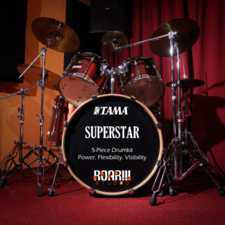 TAMA Superstar 5-piece Drumkit - MEINL Cymbals - Double Pedal