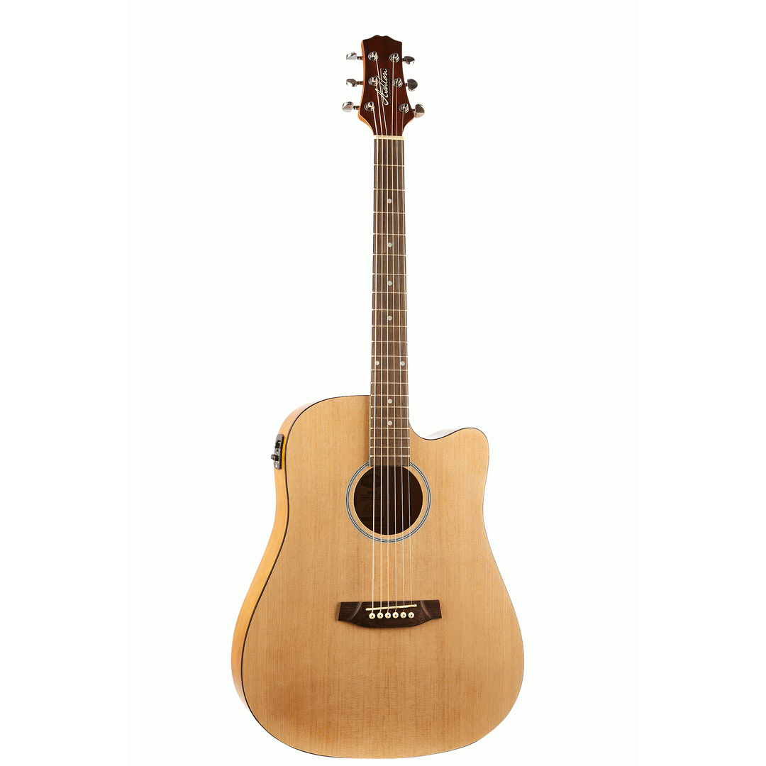 Ashton D20CEQ NTM Dreadnought Cutaway ROAR MUSIC