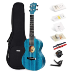 Enya 25D Concert Blue Solid Mahogany